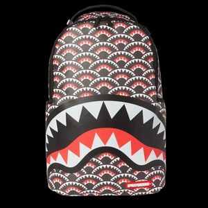 Sprayground Monogram Leather Backpack